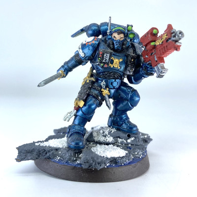 Lieutenant in Phobos Rüstung - Space Marines - bemalt Warhammer 40K GW X2185