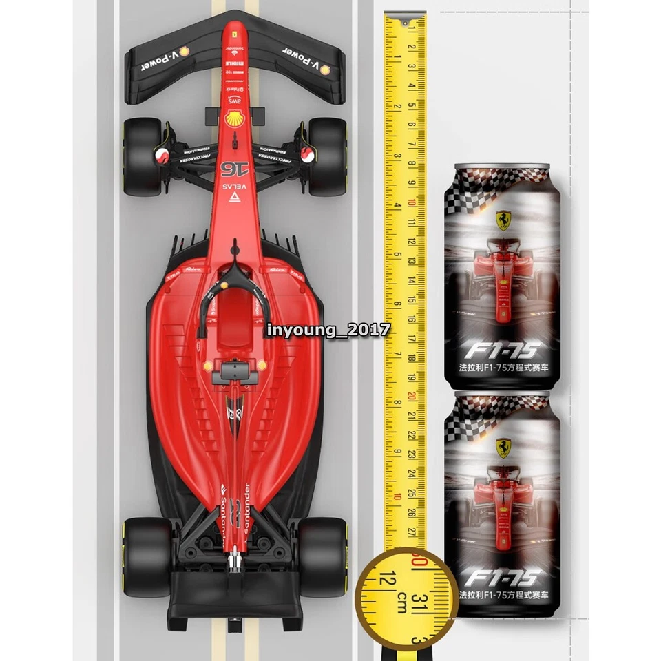 1:18 Fernbedienungs Auto 2.4GHz Ferrari F1-75 Modellauto F1 RC Auto Spielzeug - Bild 3 von 4