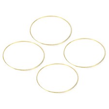 Half Hard Brass Wire, 4Pcs 38Gauge/0.1mm Diameter 10m/32.8ft Craft Wire