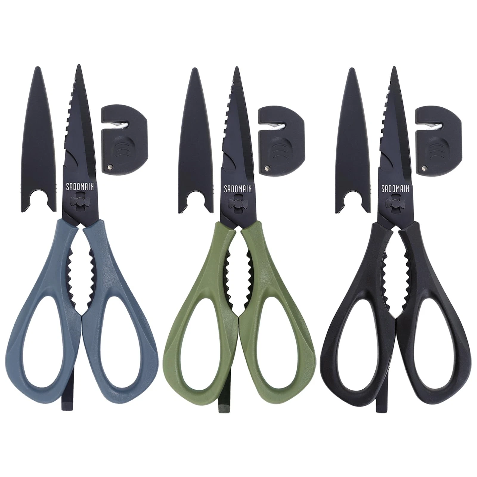 3-pack Kitchen Scissors All Purpose, Heavy Duty Kitchen Shears with Sheath & ...
Opens in a new wind