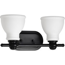 Nuvo Lighting 60/8022 Russel Bathroom Vanity Light Matte Black