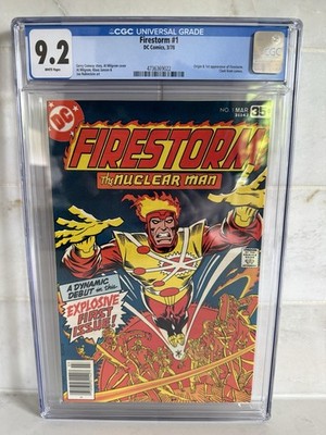 Firestorm # 1  1978 DC Comics CGC 9.2 White Pages!