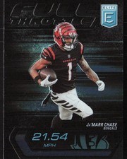 2024 Donruss Elite #9 Ja'Marr Chase Full Throttle Green