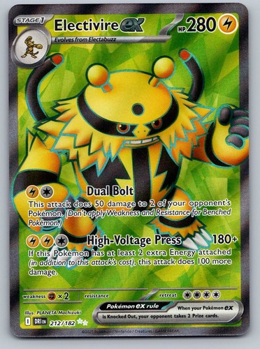 Electivire ex 212/182 Destined Rivals Ultra Rare Pokemon Card