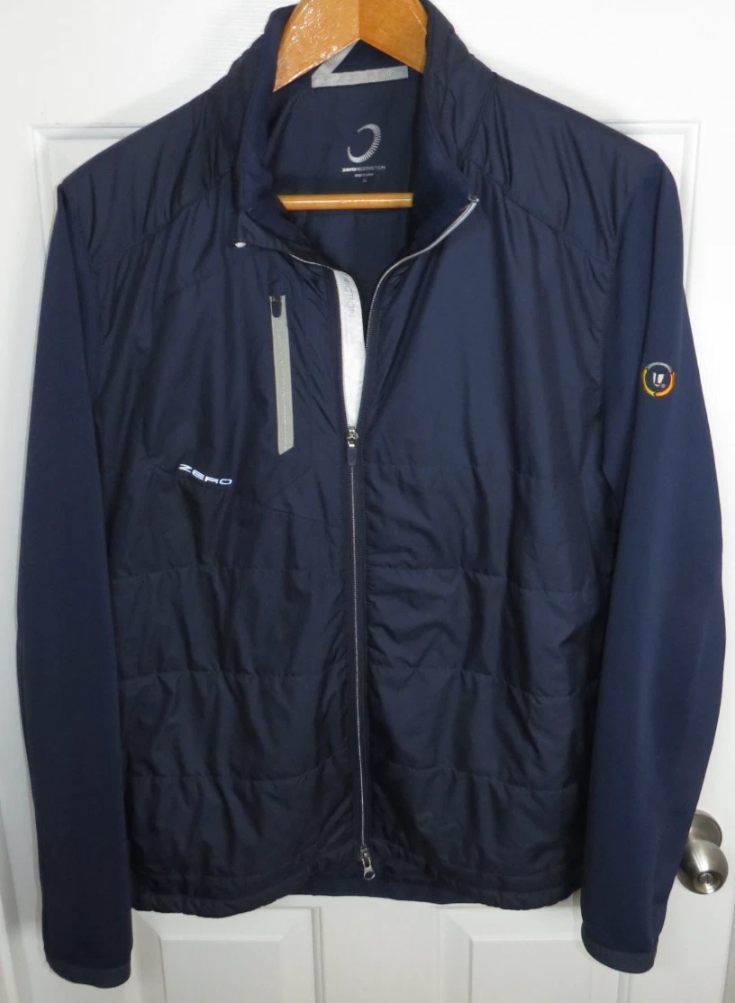 Veste De Golf Zero Restriction - Grande Taille Homme, Emballable, Marquée Southern Company - Noir