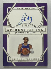 JAHMI'US RAMSEY 2020-21 National Treasures AUTO APPRENTICE INK (RC) #/99 Kings