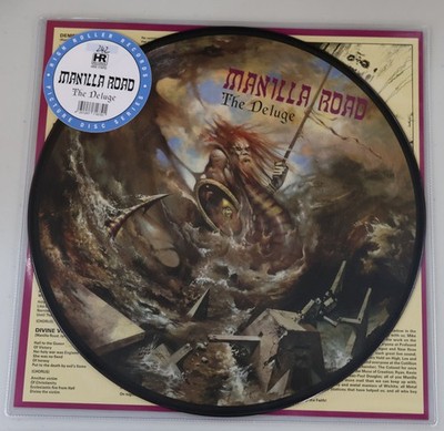 Manilla Road - The Deluge - 2024 High Roller Records - Picture Disc Vinyl