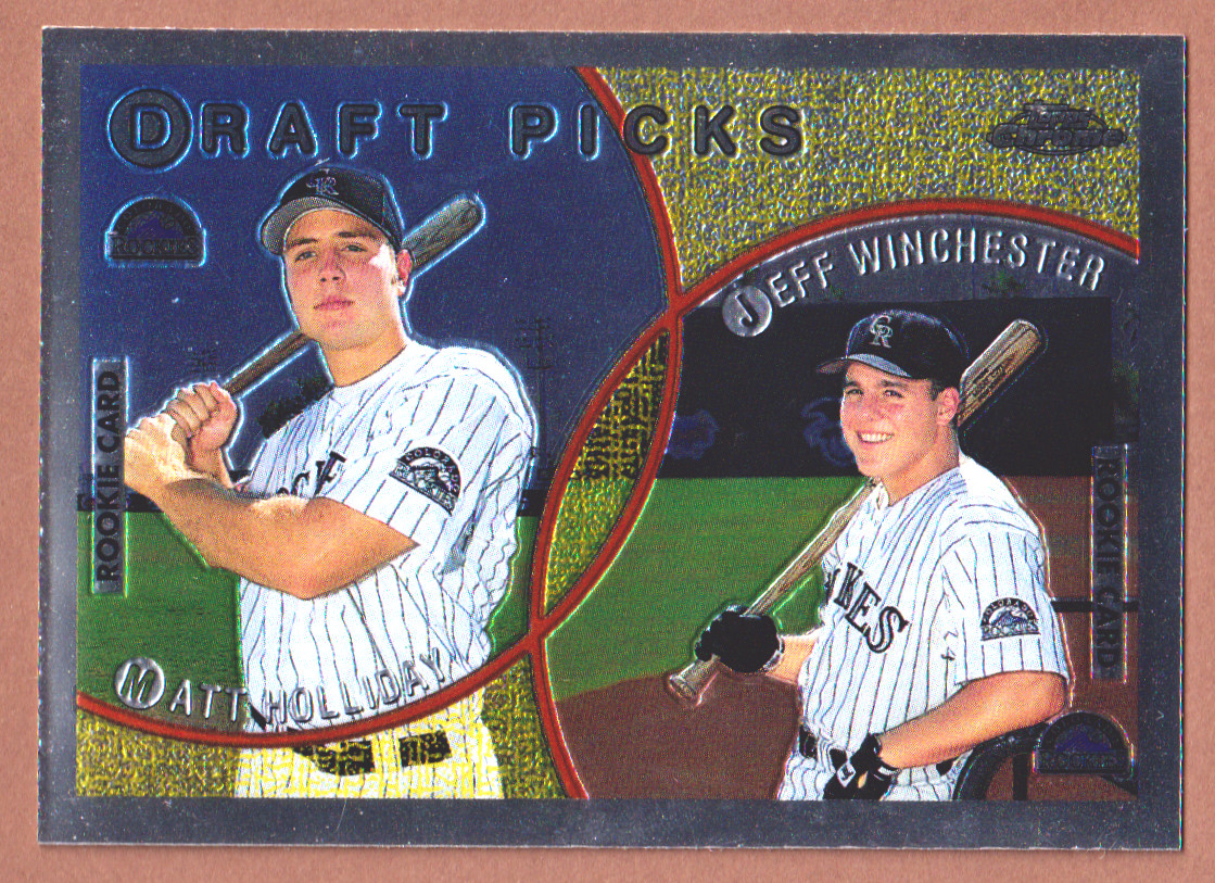 Matt Holliday/Jeff Winchester RC #442 1999 Topps Chrome Draft Picks-0955