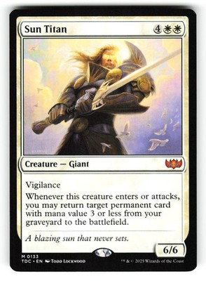 Sun Titan #133 (NM) (M) (TDC) Magic MTG