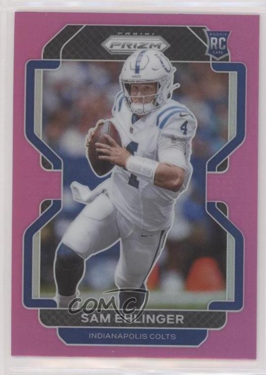 2021 Panini Prizm Rookie Pink Prizm Sam Ehlinger #395 00jj