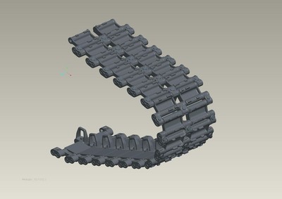 TRUMPETER 02064 MODEL WORKABLE TRACK LINKS F.RUSSIAN T-90 MBT 1/35