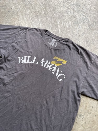 Billabong T-Shirt Herren L schwarz gelb Surf Skate Y2K Faded Wave Ocean Beach - Bild 2 von 8