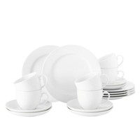 Seltmann Weiden Rondo / Liane Weiß Kaffee-Set 18-Tlg.