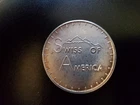 1 Troy Ounce .999 Fine Silver Round 1973 Swiss of America Draper Mint