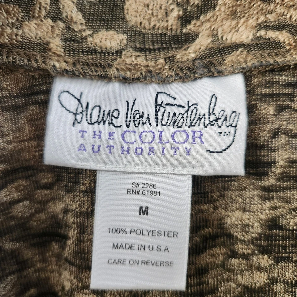 Camisa Diane Von Furstenberg The Color Authority Floral Encaje Abotonada De Colección Foto 3 de 4