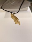 Ganz Shimmering Leaves Necklace Gold-plated Intricate Maple Leaf Pendant 18" Vtg — photo 6
