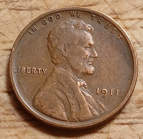 Lincoln Wheat Cent 1911 P VF#7