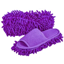 Onmygogo Women'S Mop Slippers, Microfiber Floor Cleaning Slippers, Soft And Com_
