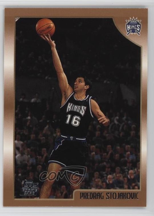 1998-99 Topps Peja Stojakovic Predrag Stojakovic #201 4g8