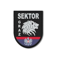 Patch Sektor GRAZ Polizei Österreich Polizeiinspektion 9x7cm #31095