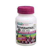 Nature's Plus Resveratrol Extended Release 125 Mg 60 Veg Tabs on sale Nature's Plus Resveratrol Extended Release 125 Mg 60 Veg Tabs on sale