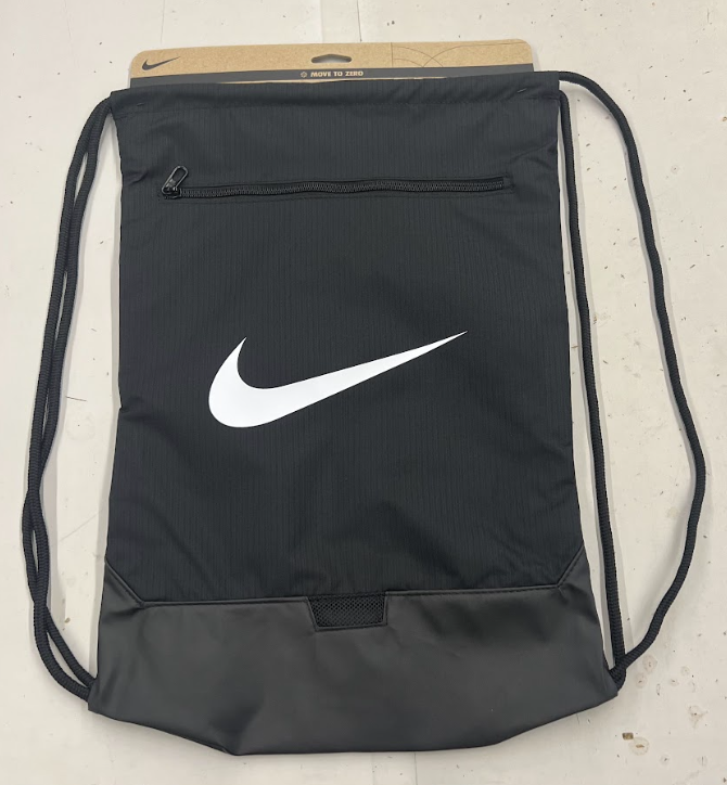 Nike Brasilia Drawstring Pack Black Backpack School Gym Sack Bag eBay