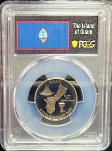 2009-S 25c Clad Guam US. Territories Proof Quarter PCGS PR69DCAM #7192