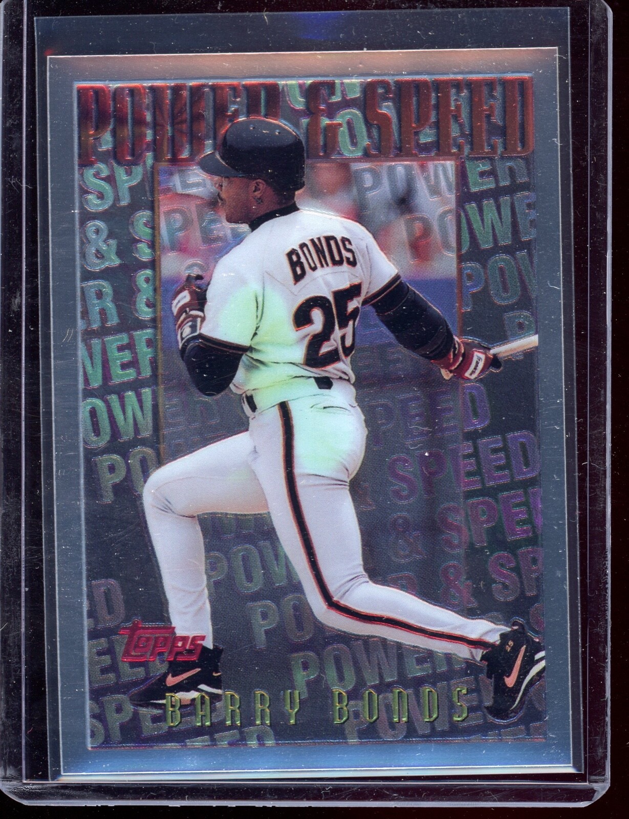 1996 Barry Bonds Topps Power & Speed Chrome