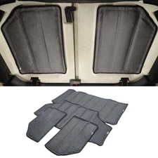 Hooke Road Heat Insulation Hard Top Headliner For 2012-2017 Jeep Wrangler JK 4Dr