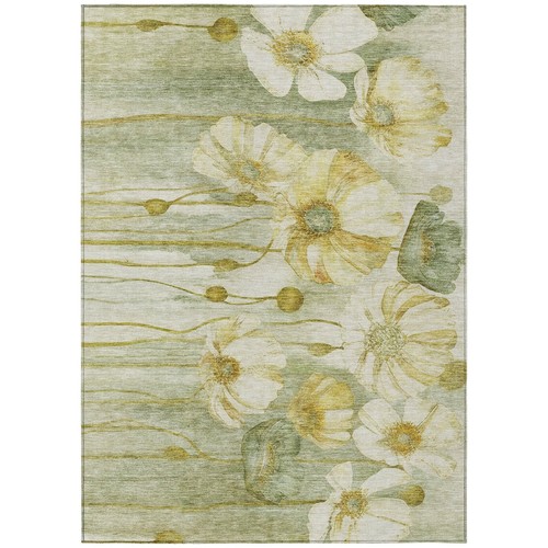Addison Rugs Chantille ACN712 Sage 2'6" x 3'10" Indoor Outdoor Area Rug, Easy...