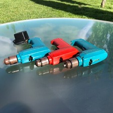 Makita 6170D M001 10mm Cordless Drills lot of 3 w 1 Makita charger, as is parts