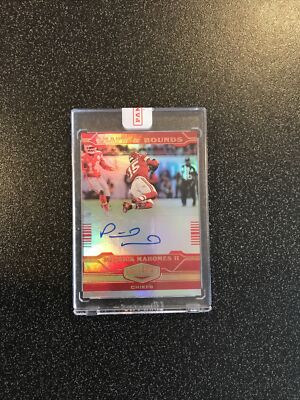 2020 Plates & Patches Patrick Mahomes II Red Leaps & Bounds Auto 2/5 Chiefs