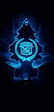 Cadillac Logo Led tree mirror hanger