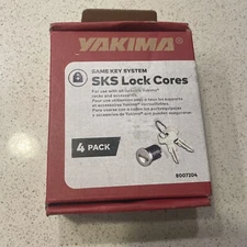 Yakima Lock Set 4 Pack - YAKIMA SKS Lock Cores (4 Locks + 2 Keys + 1 Master Key)