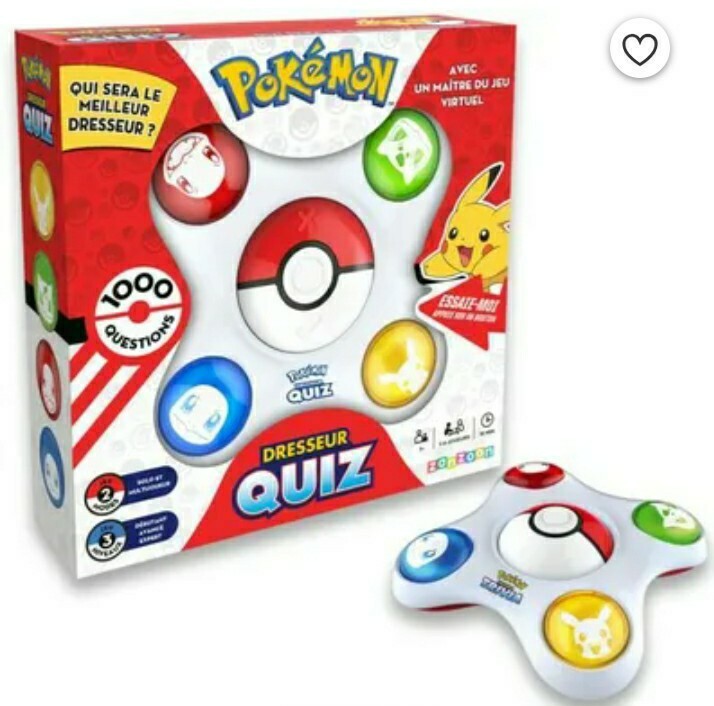 Pokémon Dresseur Quiz Bandai : un jeu électronique avec 500 questions pour tester votre mémoire