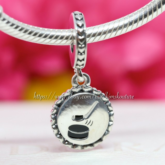 Authentic Pandora Hockey ENG792018_14 Dangle Charm Mixed Enamel eBay