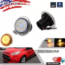 Amber LED Side Fender Signal Repeater 9T1Z13K376A for 10-21 Ford Transit Connect