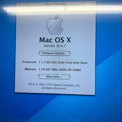 Mac OSX 10.4.7 Tiger for Intel Macs-60GB-PLUG & PLAY Mac OSX 10.4.7 Tiger for Intel Macs-60GB-PLUG & PLAY