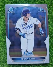 Brock Jones 2023 Topps Bowman Chrome Base 1st Bowman BCP-115