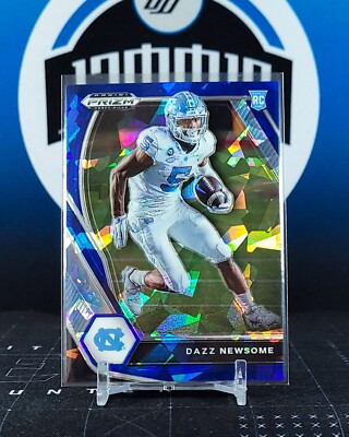 2021 Panini Prizm Draft Blue Ice 151 Dazz Newsome SP 53/99 Rookie Bears 