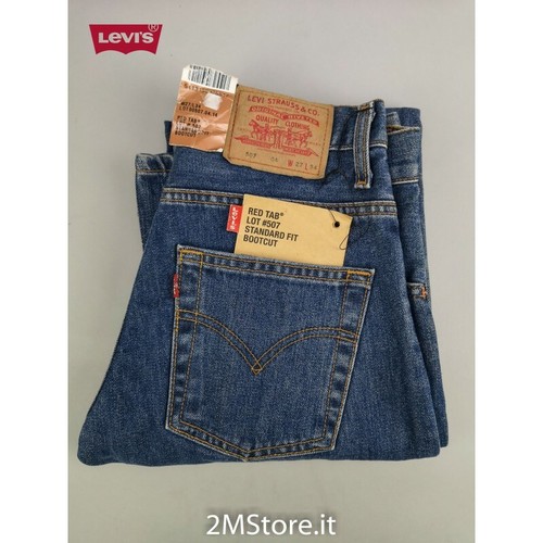 Levis Jeans Levi's 507 TAB uomo Bootcut fit denim blu stone | eBay