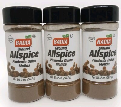 Badia Ground Allspice ~ Pimienta Dulce Molida - 2.oz Each 3 Pack Lot 06/2028