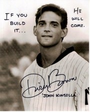 DWIER BROWN Signed 8x10 FIELD OF DREAMS JOHN KINSELLA Photo GREAT CONTENT