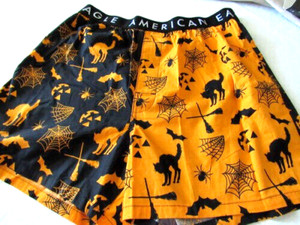 AMERICAN EAGLE BOXERS SIZE MEDIUM 32"-34" WAIST HALLOWEEN GIFT FOR HIM