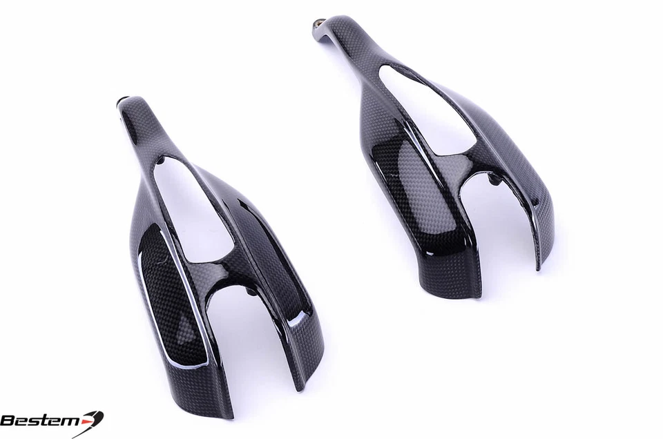 Ducati Hypermotard 796 1100 100% 碳纤维护手车把套手柄 — 第 4/4 张图片