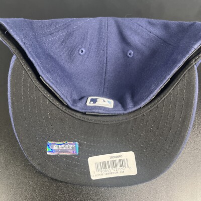 帽子 GAME CUSTOM NEW ERA RC 59FIFTY 7 3/4 New Era 59Fifty Fitted Hat Size 7 3/4 Embroidered Tampa Bay Rays