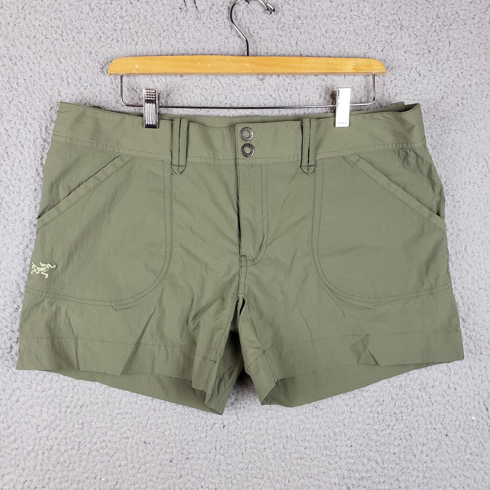 ARC'TERYX Arcteryx pantaloncino donna taglia 12 verde nylon leggero escursionismo parapetto