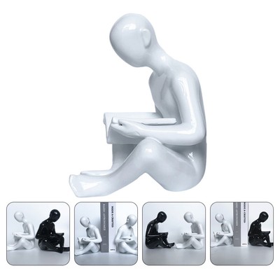 Desktop Schmuck Reader Skulptur Büro Datei Halter Keramik Lesen Buchstütze