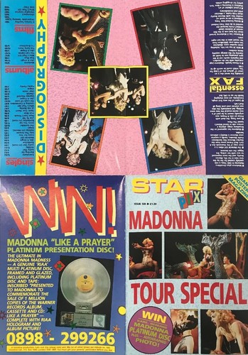 3 X Madonna Books 2 Biography & 1 X Souvenir Poster Magazines. 80’s/90’s V Good - Picture 8 of 8