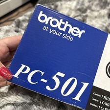 Genuine Brother PC501 Printing Cartridge Fax 575 Black